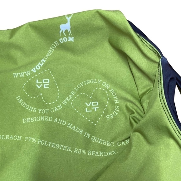 VOLT #42 Bandit Sleeveless Dress Polyester Spandex Blend Rare Design US Sz 10 - Picture 5 of 11